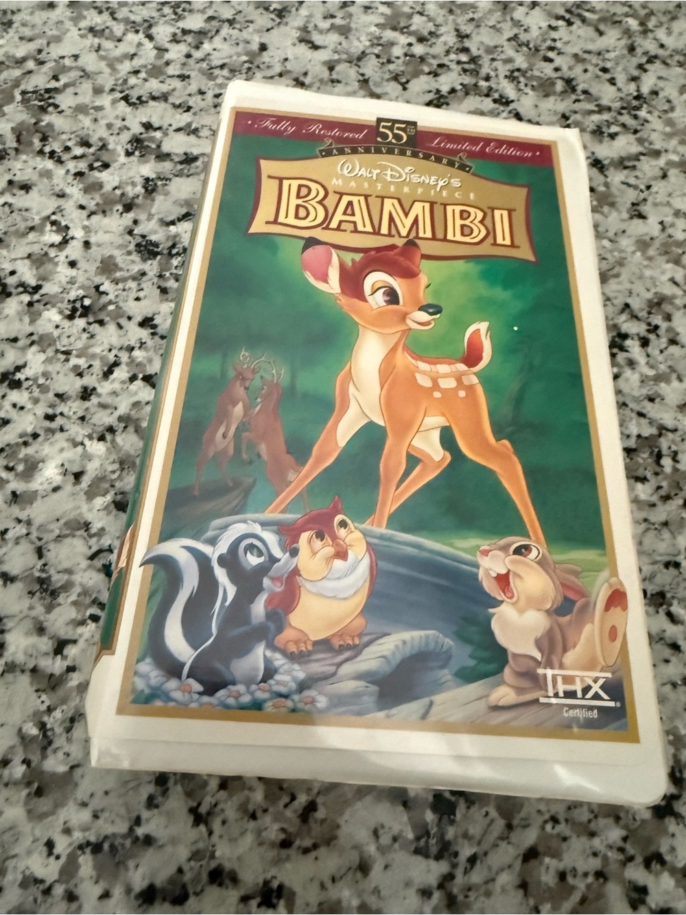Walt Disney Bambi Classic VHS - Green Cover